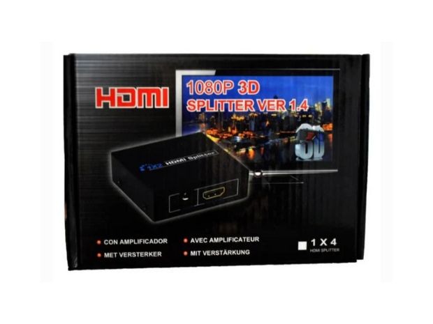 &u+ HDMI SPLITTER 1 x 4 1080P (646)